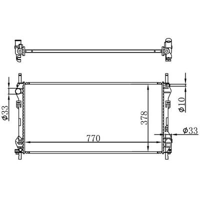 Motor Su Radyatoru Transit V184 2 4Tdci 100Ps//125Ps (01-06) Onden Ceker Klimasiz ORIS BFR018016