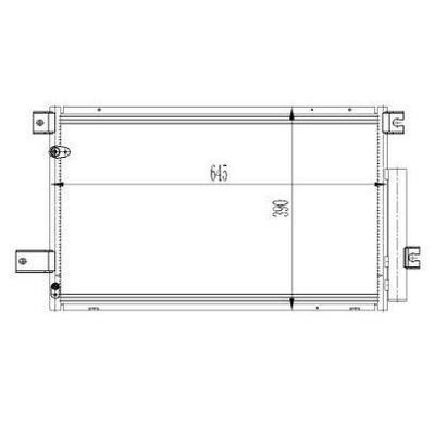 Kondanser Avensis 2.0D4D 03- 645×390×16 ORIS CTO778016