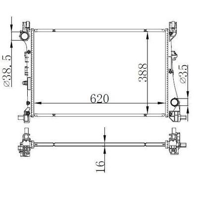 Motor Su Radyatoru Egea 1 3 Mjet / 1 4 Benzinli 15> ORIS BFI049016