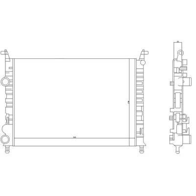 Motor Radyatoru (525×378×34) Albea 02-> Palio 96-> Manuel ORIS MFI856034