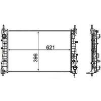 Motor Radyatoru (621×395×26) Linea 1 3 Multijet 07-> Manuel ORIS MFI026034