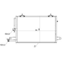 Klima Radyatoru Kondansor Audi 100 90> A6 94>  Oto/Mek Sanziman ORIS CAU641016