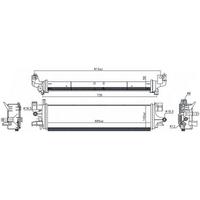 Turbo Radyatoru (Intercooler) Focus Iii 11> Kuga Ii 13> C-Max 11> 1.5 Ecoboost ORIS IFR007056