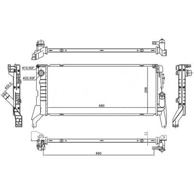 Motor Su Radyatoru Bmw B37 F45 F46 F48 Mini F56 F55 F57 F60  ORIS BBM177026