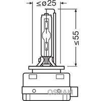 Ampul D1S 35W Pk32D 2 Hcb2 %200 Fazla Isik Gucu Night Breaker Laser OSRAM 66140 XNL