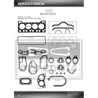 Motor Takim Contasi R12 1 3 OC 40101001