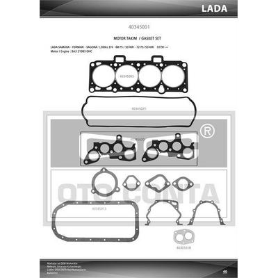 Motor Takim Contasi Samara 1 5 OC 40345001