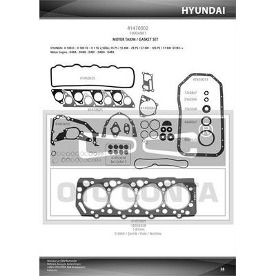 Motor Takim Conta H100 L300 Minibus 1997-2008 - H100 Kamyonet 1997-2004 - Starex Tci 2001-> H100 Kamyonet Tci 2004-2012 OC 41470002