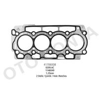 Silindir Kapak Contasi Celik P206 P307 P107 P207 307 C1 C2 C3 (I Ii Iii) Xsara 208 Ds3 Dv4Td / Dv4C (1 4 Hdi 8V) Fiesta Fusion 1 4Tdci Duratorq (2 Delik) Kalinlik: (1 25Mm) OC 41706008