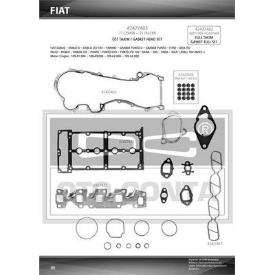 Ust Takim Conta Z13Dt / J Corsa C Astra H (Subap Lastikli) OC 42427403