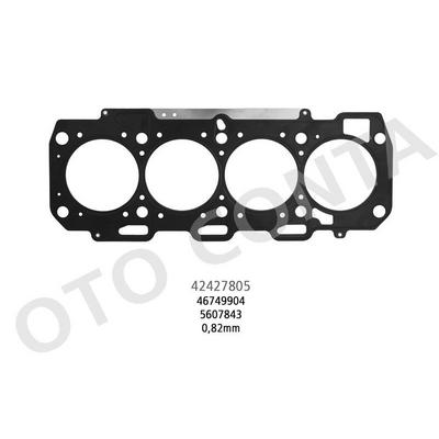 Silindir Kapak Contasi Celik 0 82Mm Doblo Vectra Zafira 1 9Jtd OC 42427805