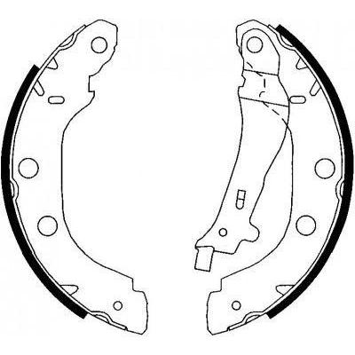 Arka Fren Balatasi Pabuc Kangoo 1 5Dci 1 9Dci (Buyuk)+1Mm Kalin PBS 4042+1