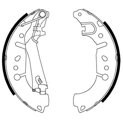 Arka Fren Balatasi Pabuc Egea 1.3D / 1.4 / 1.6 Fiat 500L 0.9 / 1.3D (1Mm Kalin) PBS 4155+1