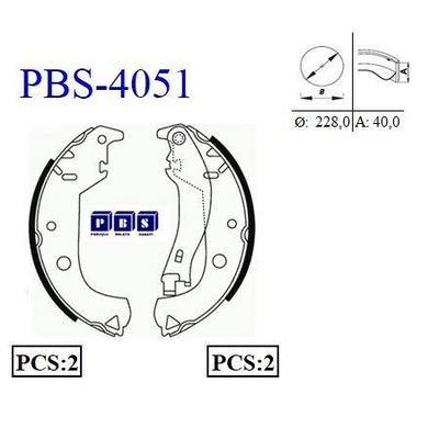 Arka Fren Balatasi Pabuc Doblo Albea 1 2 / 1 3 / 1 4 / 1 6 / 1 9 (Trw Model) PBS 4051