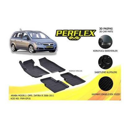 Paspas 3D Havuzlu X-Mat Zafira B 2006-2011 PERFLEX PXM-OP16