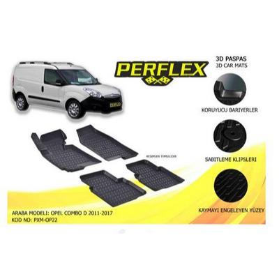 Paspas 3D Havuzlu X-Mat Combo D - Doblo Iii 2011-2017 PERFLEX PXM-OP22