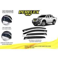 Cam Ruzgarligi Classic Tip 4 Parca Isuzu D-Max 2012-2018 PERFLEX PA4-IS02