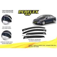 Cam Ruzgarligi Mugen Tip 4 Parca Honda Civic  Dynamic 2006-2012 PERFLEX PD4-HD08