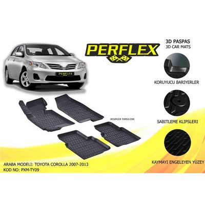 Paspas 3D Havuzlu X-Mat Toyota Corolla 2007-2013 PERFLEX PXM-TY09