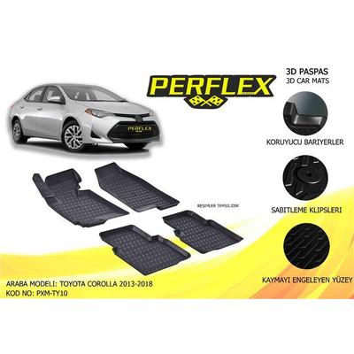 Paspas 3D Havuzlu X-Mat Toyota Corolla 2013-2018 PERFLEX PXM-TY10