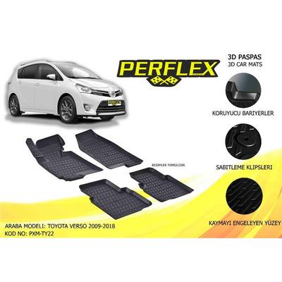 Paspas 3D Havuzlu X-Mat Toyota Verso 2009-2018 PERFLEX PXM-TY22