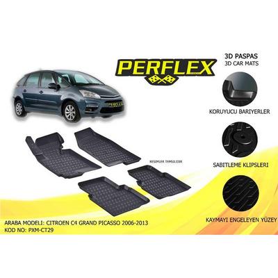 Paspas 3D Havuzlu X-Mat C4 Grand Picasso 06>13 PERFLEX PXM-CT29