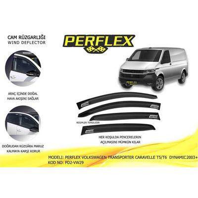 Cam Ruzgarligi Mugen Tip 2 Parca Transporter Caravelle T5/T6 Dynamic 2003> PERFLEX PD2-VW29