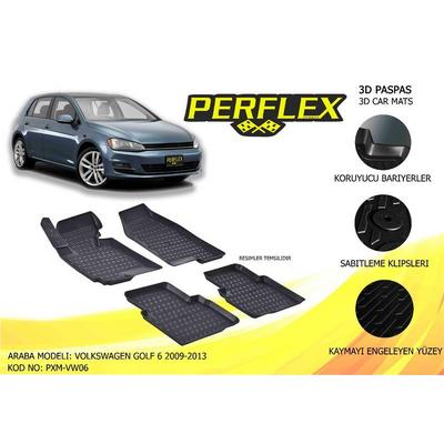 Paspas 3D Havuzlu X-Mat Golf 6 2009-2013 PERFLEX PXM-VW06