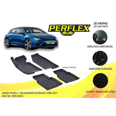 Paspas 3D Havuzlu X-Mat Scirocco 2008-2017 PERFLEX PXM-VW32