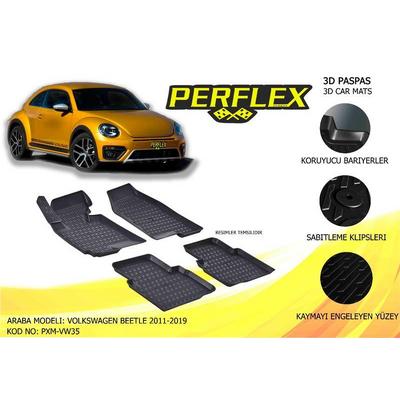 Paspas 3D Havuzlu X-Mat Beetle 2011-2019 PERFLEX PXM-VW35