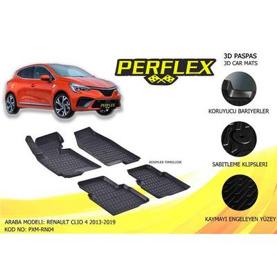 Paspas 3D Havuzlu X-Mat Clio 4 Hb 2013-2019 PERFLEX PXM-RN04