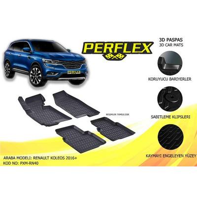 Paspas 3D Havuzlu X-Mat Koleos 2016+ PERFLEX PXM-RN40