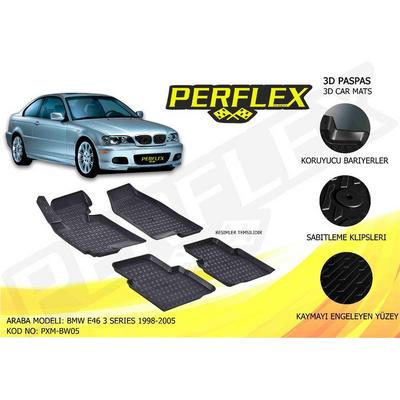 Paspas 3D Havuzlu X-Mat Bmw E46 1998-2005 PERFLEX PXM-BW05