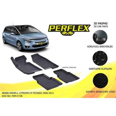 Paspas 3D Havuzlu X-Mat C4 Picasso 06>13 PERFLEX PXM-CT28