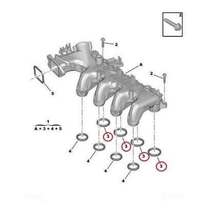 Manifolt Contasi Emme Berlingo Ii Berlingo Iii C4 Ii Ds4 C3 Iii C2 C3 C4 C5 206 207 307 407 Partner PSA 0348R4