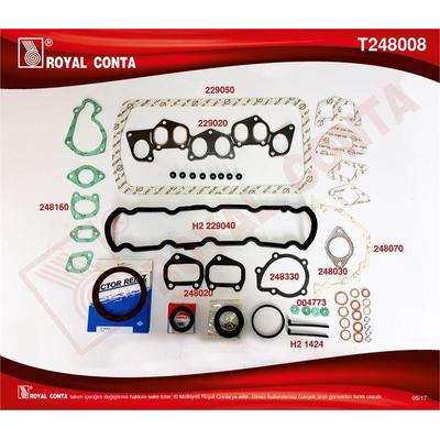 Motor Takim Conta (Alt / Ust Full) Reinz Keceli S K C Haric Partner Berlingo Boxer Expertjumpy Xud9 (1 9 Duz) / (< 00) Expert Jumpy Scudo P405 Xantia P406 Xud9Te (1 9 Turbo ) C15 Bx Zx P205 Xud7  ROYAL T248008