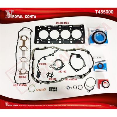 Motor Takim Contasi Reinz Keceli Subap Lastikli Megane Ii Clio Iii Fluence Scenic Ii / Iii 1 5Dci K9K 7701477501 ROYAL T455000