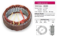 Stator Bosch Tip 24V 85A Tir Otobus Grubu Muhtelif Araclar Cift Sargi Klimali Nursan 177924 YAVUZ 10 183