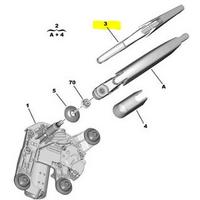 Silecek Supurgesi 240 Mm / Arka Mini Cooper; Citroen C4, Cactus PSA 1611872380